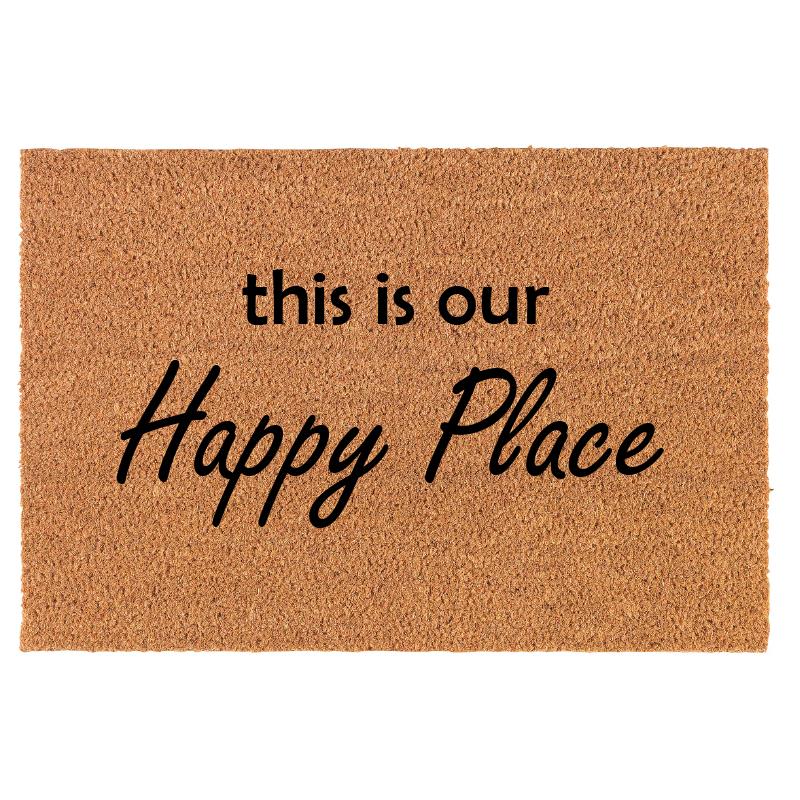 Our Happy Place Door Mat