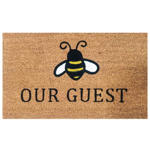 Bee our guest Door Mat