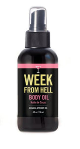 Week from hell body oil