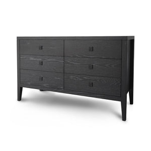 Hara 6 Drawer Dresser - Black