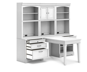 Kanwyn Bookcase Wall Unit with Desk
