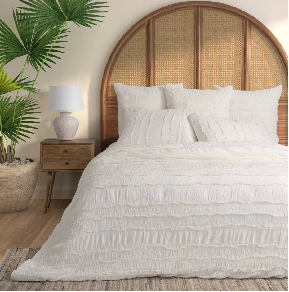 Relax cream duvet covet + 2 shams