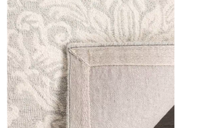 Ferrera Hand-Tufted Wool Sage / Ivory Area Rug 6x9