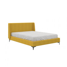 Load image into Gallery viewer, Harmon Upholstered Bed, Mustard
