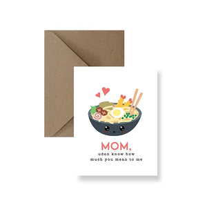 Mom Udon Card