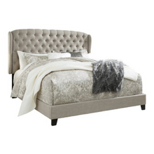 Load image into Gallery viewer, Jerary Grey Upholstered Bed
