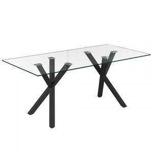 Stark Dining Table with Black Base