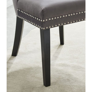 Rizzo Chair -Grey Velvet