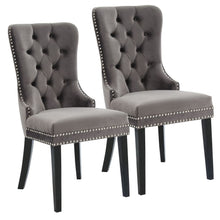 Load image into Gallery viewer, Rizzo Chair -Grey Velvet
