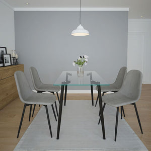 Olly Dining Chair, Grey
