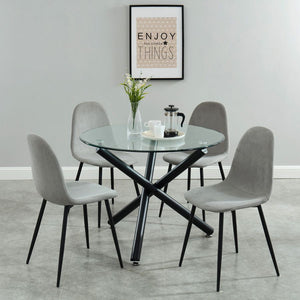 Olly Dining Chair, Grey