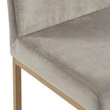 Load image into Gallery viewer, Dani Counter Height Stool -Grey/Gold.
