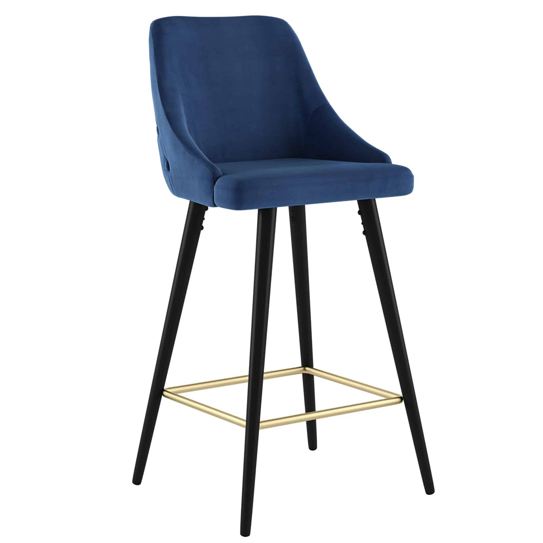 Eve Counter Height Stool, Blue
