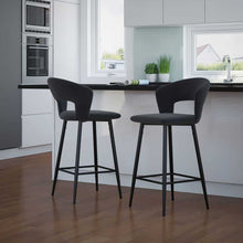 Load image into Gallery viewer, Cami Counter Height Stool, Charcoal
