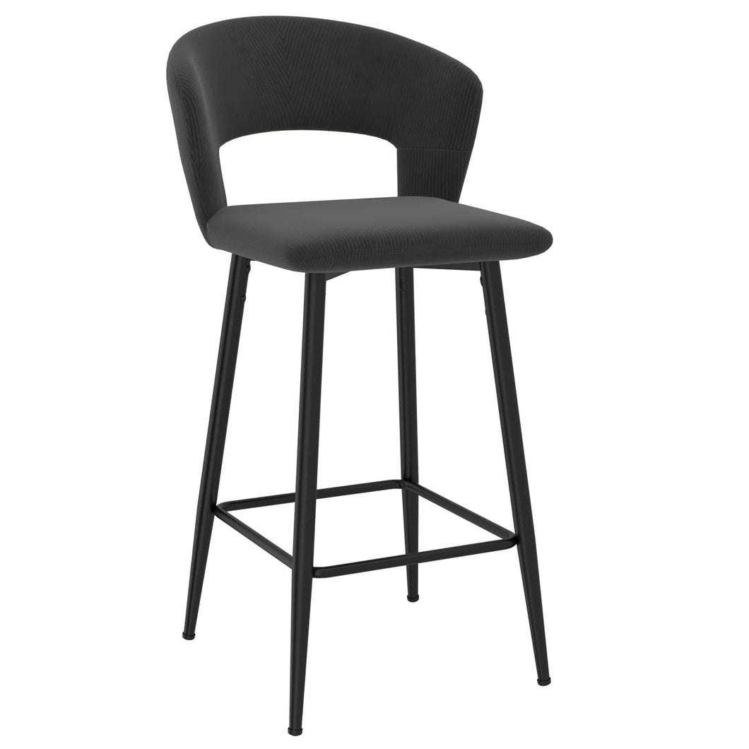 Cami Counter Height Stool, Charcoal
