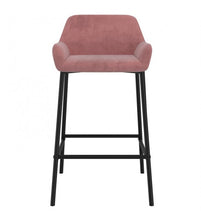 Load image into Gallery viewer, Bentley Dusty Rose Counter Height Stool.
