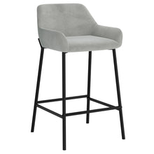Load image into Gallery viewer, Bentley Grey Counter Height Stool.
