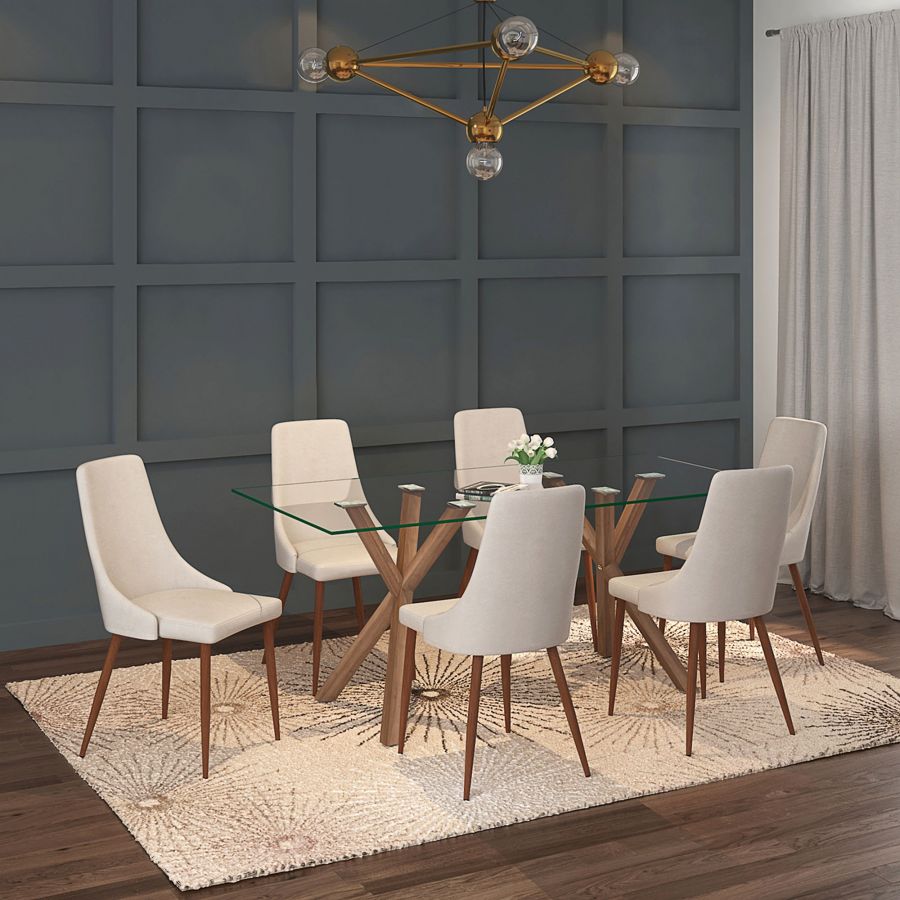 Stark Dining Set -With Cora Chairs