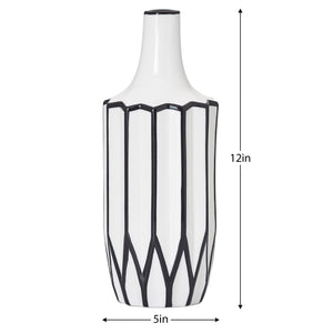 Abstract Linear Outline Vase