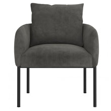 Load image into Gallery viewer, Petrie Accent Chair in Charcoal.
