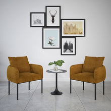 Load image into Gallery viewer, Petrie Accent Chair in Mustard.
