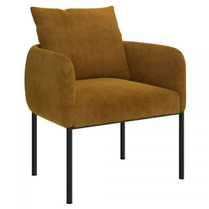 Petrie Accent Chair in Mustard.