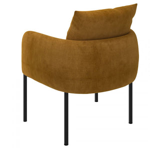 Petrie Accent Chair in Mustard.