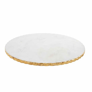 Marble Gold Rimmed Lazy Susan