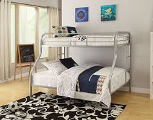 Load image into Gallery viewer, Single over Full Bunk Bed -Grey.
