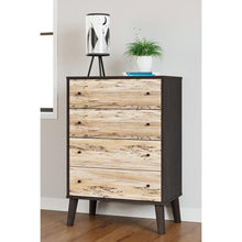 Load image into Gallery viewer, Hailey 4 Drawer Chest Black/Brown
