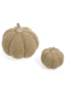 Beige Wool Pumpkin