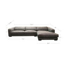 Load image into Gallery viewer, Max Right Sectional -Charcoal Ash
