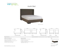 Load image into Gallery viewer, Austin Bed - Customizable Upholstered Bed
