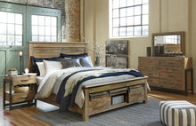Load image into Gallery viewer, Sadie Panel Bed with Storage
