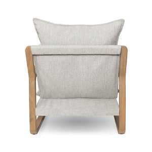 Finn Sling Accent Chair, Taupe Boucle