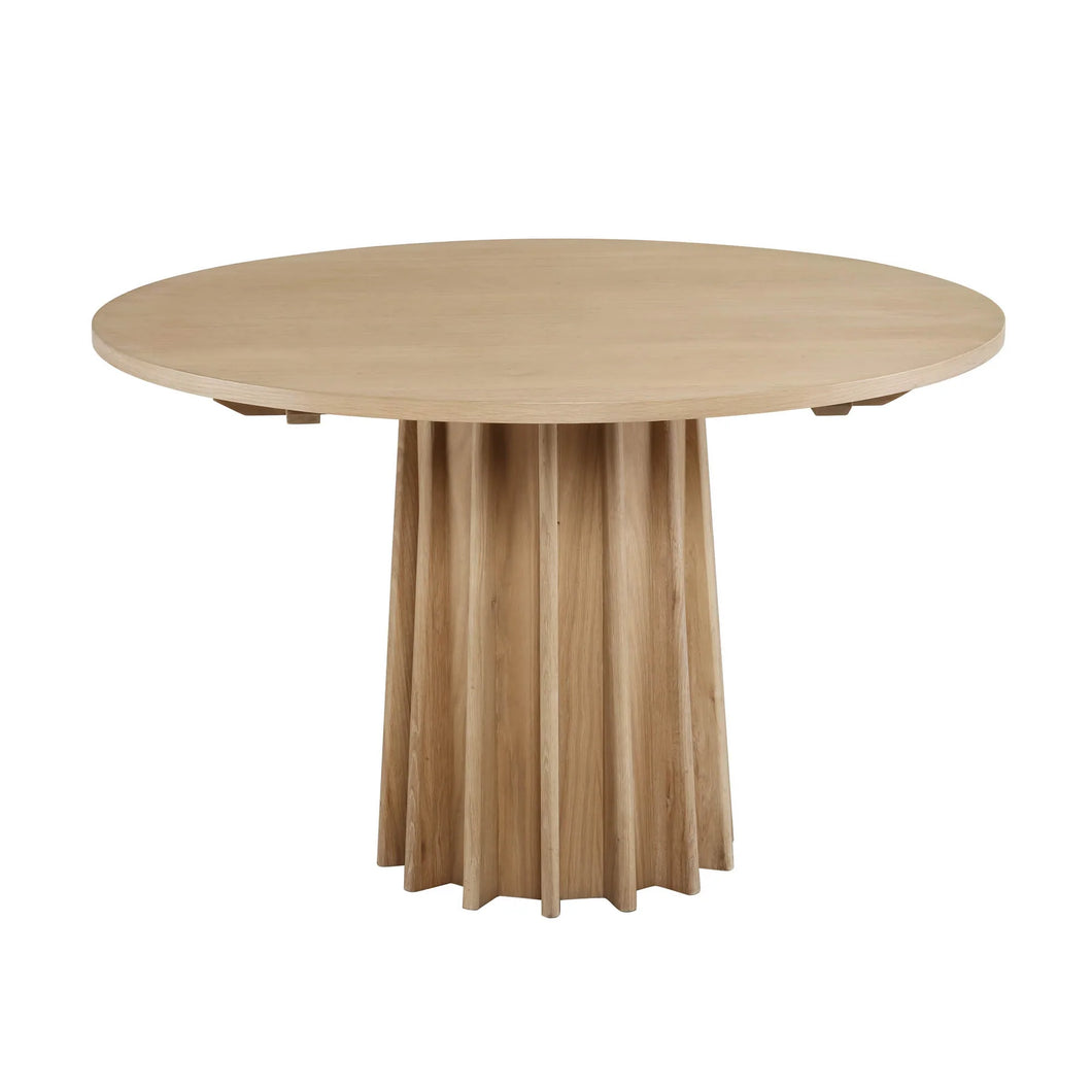 SCULPTURE DINING TABLE - NATURAL