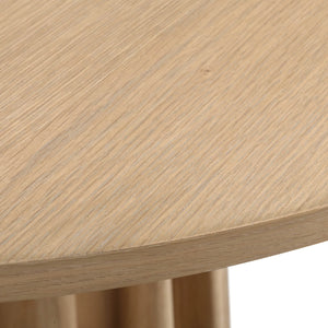 SCULPTURE DINING TABLE - NATURAL
