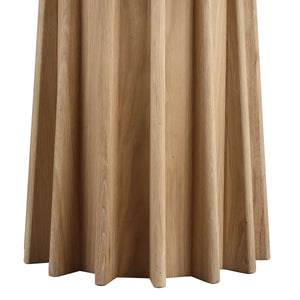 SCULPTURE DINING TABLE - NATURAL