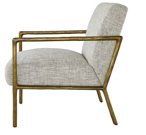 Ryandale Chair Sterling/Brass