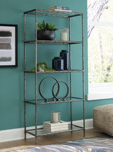 Load image into Gallery viewer, Ryandale Bookcase -Antique Pewter Finish
