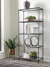 Load image into Gallery viewer, Ryandale Bookcase -Antique Black Finish
