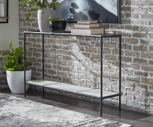 Load image into Gallery viewer, Ryandale Console Table -Antique Black Finish
