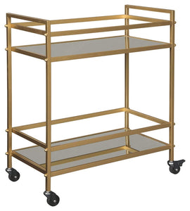 Camron Bar Cart -Gold