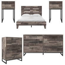 Load image into Gallery viewer, Neilsville 5 Piece Bedroom Set -Multi Grey

