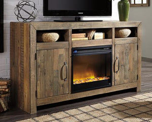 Sadie  62" TV Stand with Electric Fireplace