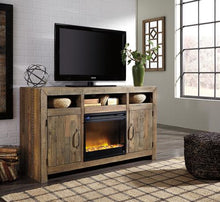 Load image into Gallery viewer, Sadie  62&quot; TV Stand with Electric Fireplace
