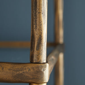 Ryandale Bookcase -Antique Brass Finish * FLOOR MODEL