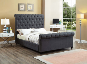 Presly Upholstered Bed with Footboard