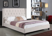 Load image into Gallery viewer, Ingrid Upholstered Bed, Ivory
