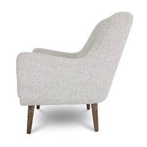 Evan Accent Chair, Grey Boucle